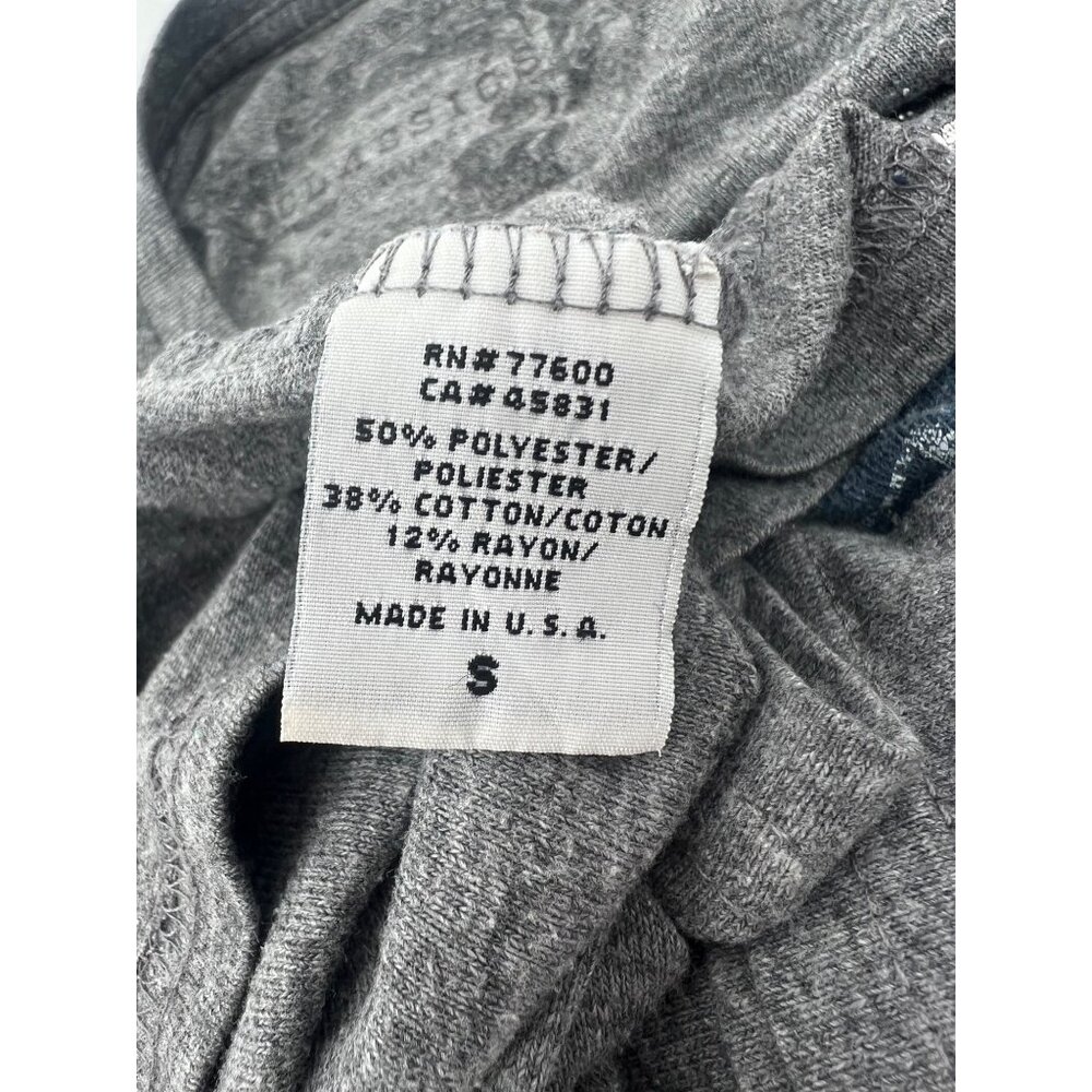 Vintage Bronson Howard Academy British Flag Union Jack Graphic Soft Gray T-Shirt - Picture 12 of 16